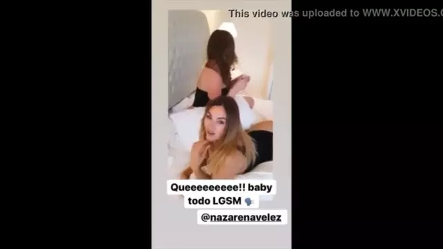 Video PORNO de Nazarena Vélez y Belén Francese 