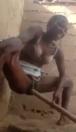 africana se graba singando un pilon XL