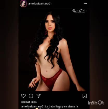 Pack de la Presentadora  Dominicana Amelia Alcantara Desnuda