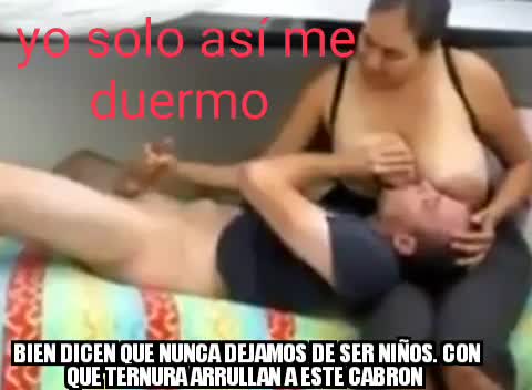 Solo asi se duerme el hijo de puta 