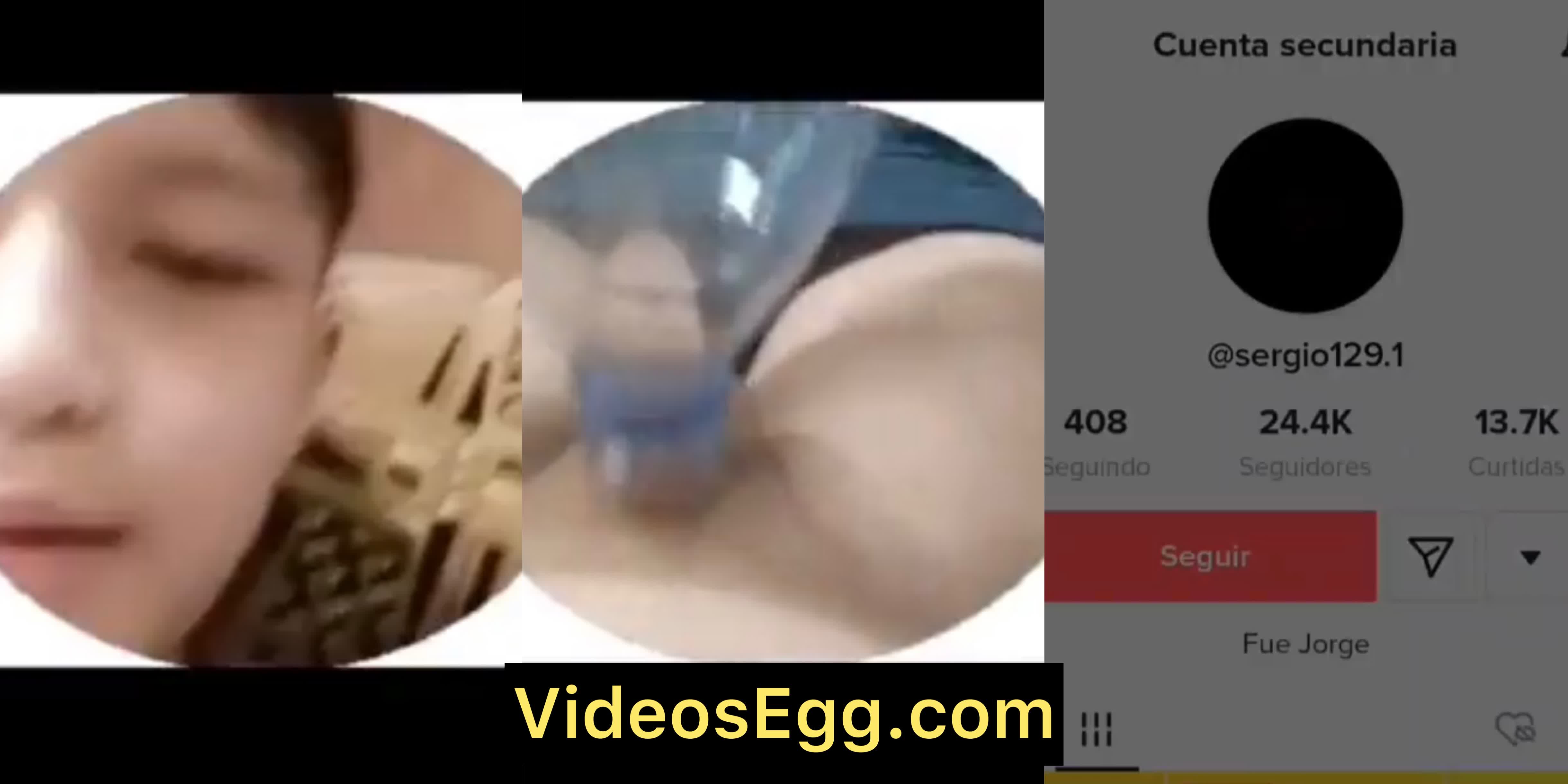 Video porno completo do Tiktoker Serigio129 se masturbando